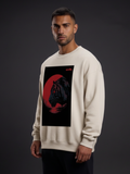 'Face The Tiger Within' Oversized Sweatshirt
