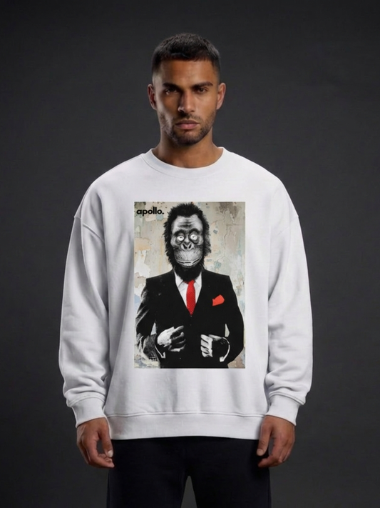 Sudadera extragrande 'Monkey Business Only'