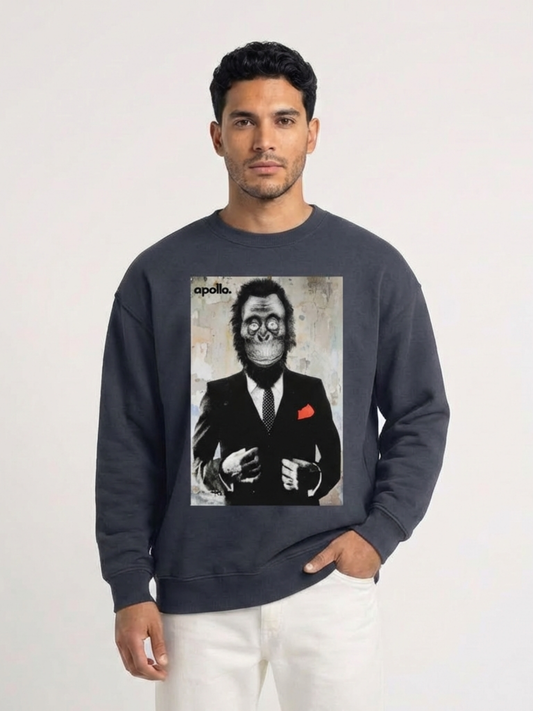 Sudadera extragrande 'Monkey Business Only'