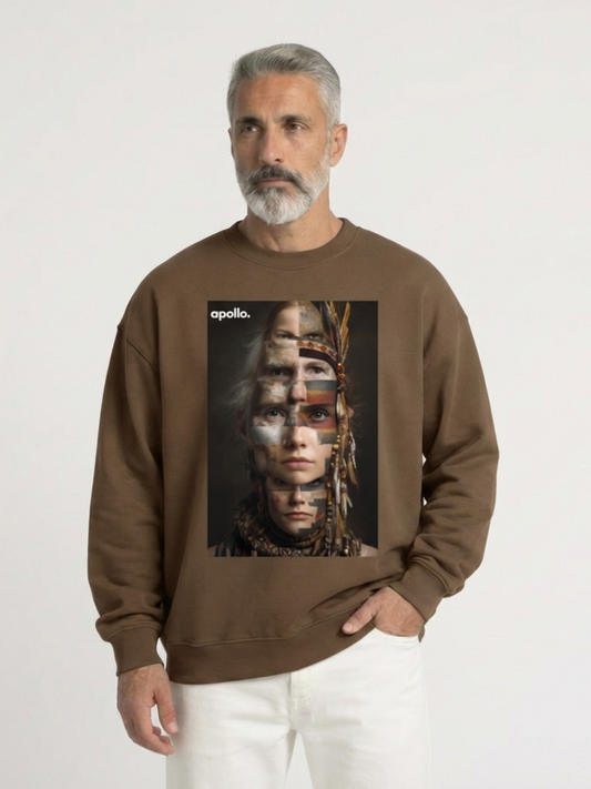 Sudadera extragrande con la frase "Todos sois ilegales"