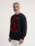 Sweat-shirt oversize « Conçu pour intimider »
