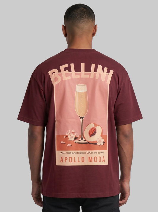 T-shirt graphique oversize Bellini en tissu épais