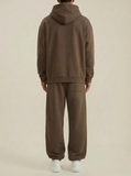 Apollo Heavyweight Cotton Brown Sweatpants