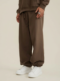 Apollo Heavyweight Cotton Brown Sweatpants