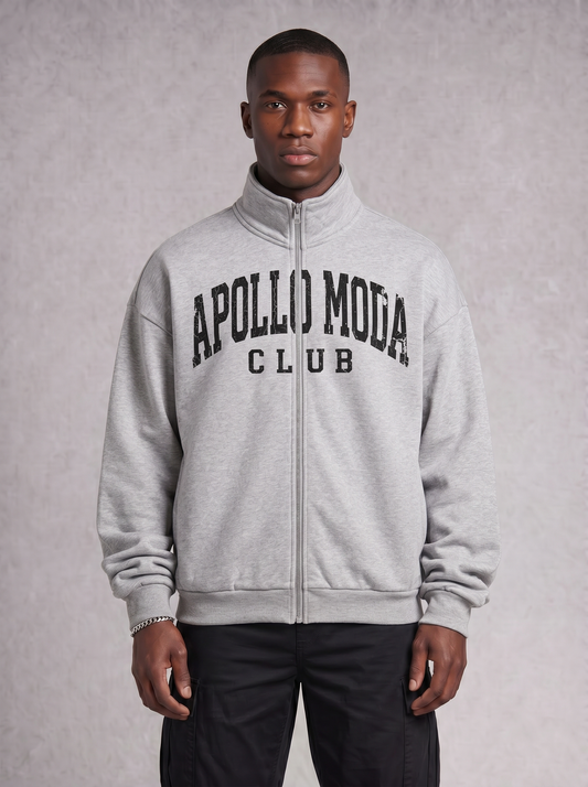 Sudadera oversize con cremallera completa Club Collegiate