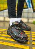 Hand-Painted Customized Sneakers for Men by Apollo Moda | Stardust Horizon