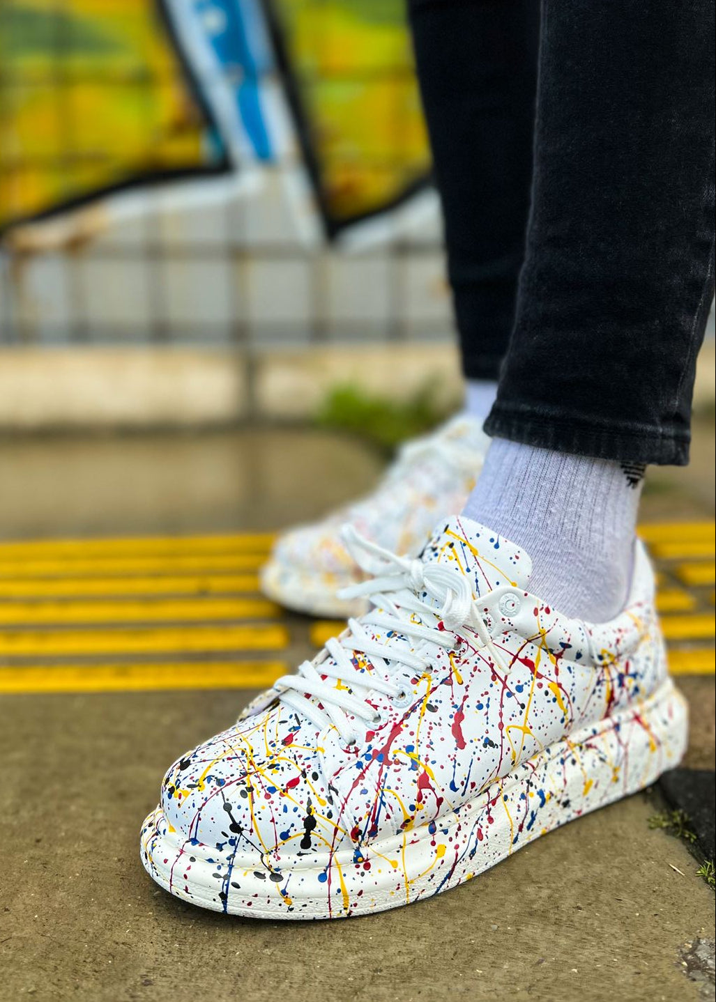 Hand-Painted Customized Sneakers for Women by Apollo Moda | Stardust Motion
