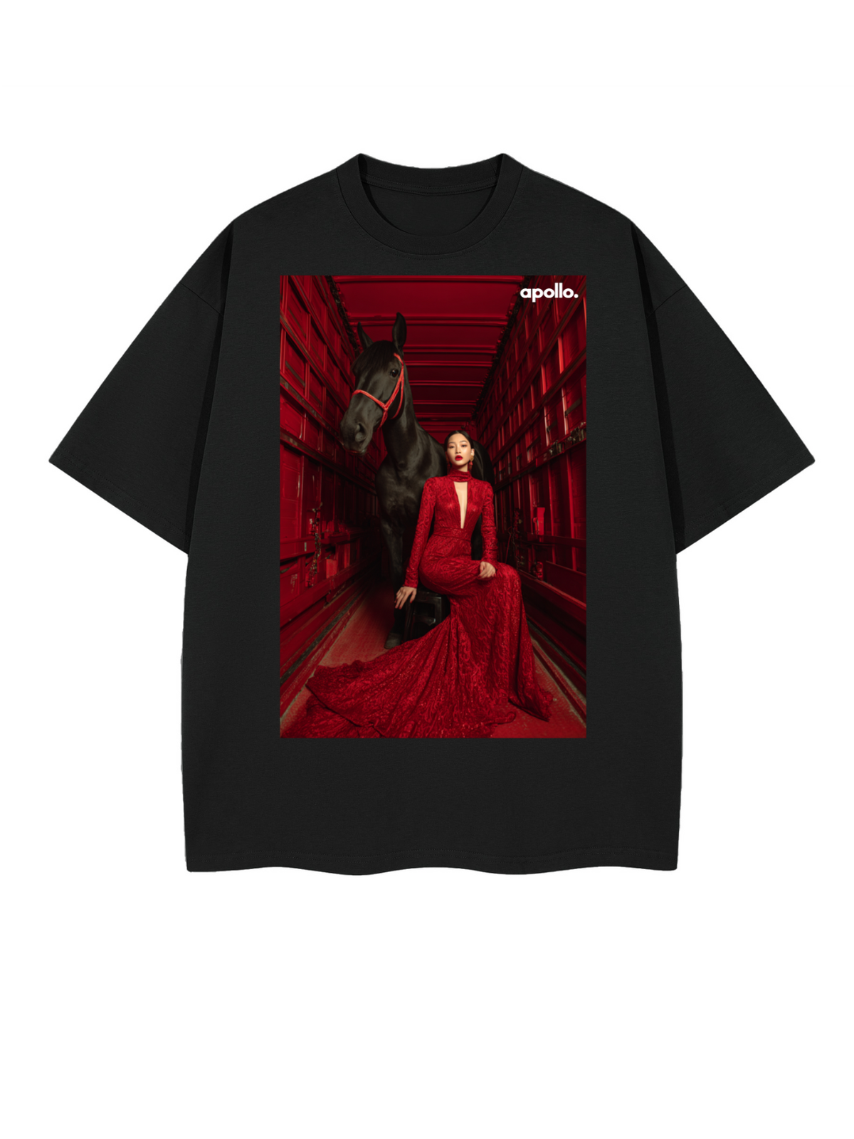 Camiseta extragrande «Diseñada para intimidar»