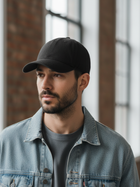 Chapeau en sergé de coton noir nuit