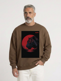 'Face The Tiger Within' Oversized Sweatshirt