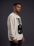 'Monkey Business Only' Oversized Sweatshirt