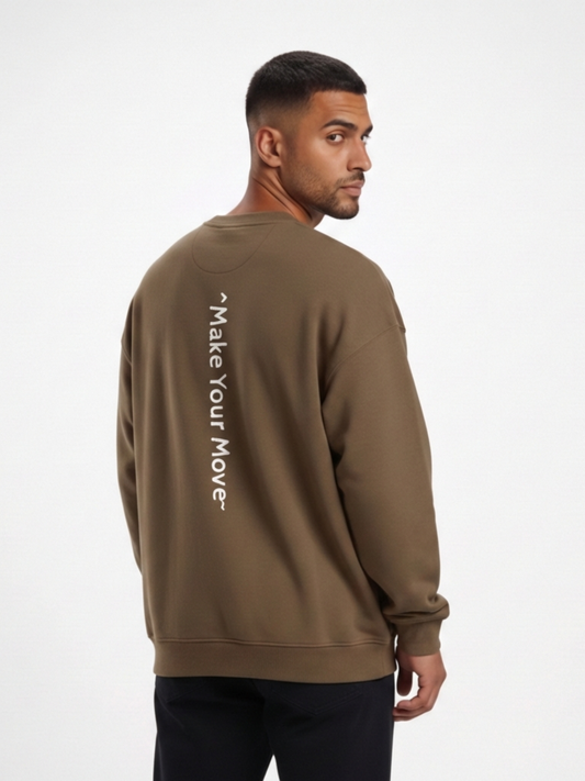 Sweat-shirt oversize « Faites votre choix »