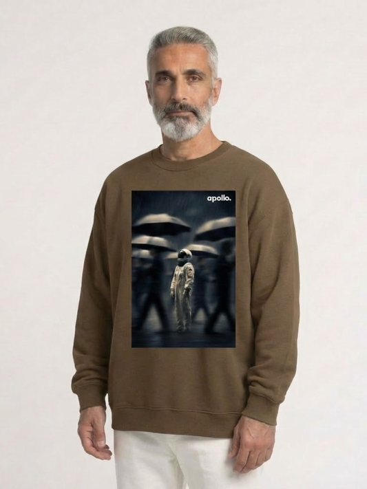 Sweat-shirt oversize « Ancré dans la conscience »