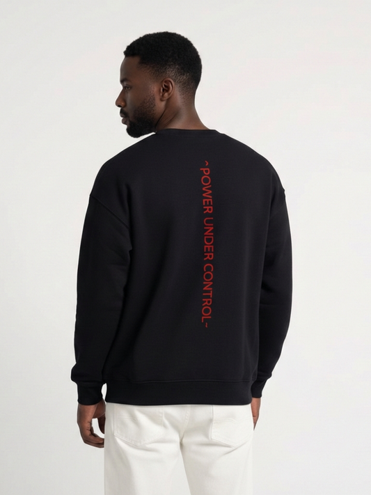 Sweat-shirt oversize « Power Under Control »
