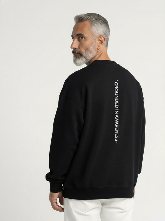 Sweat-shirt oversize « Ancré dans la conscience »
