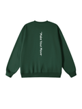 Sweat-shirt oversize « Faites votre choix »