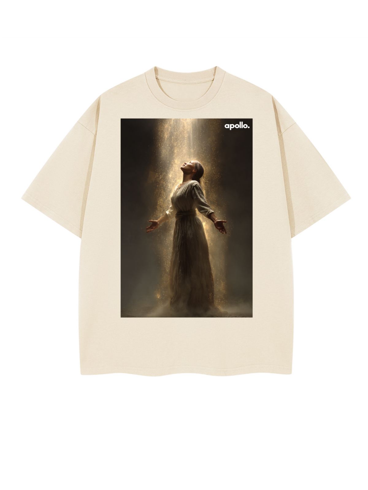 Camiseta extragrande «Conéctate con la luz»