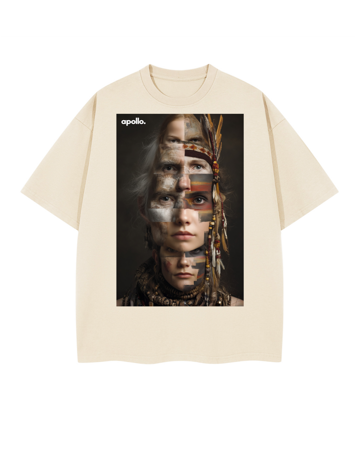 T-shirt oversize « Vous êtes tous illégaux »
