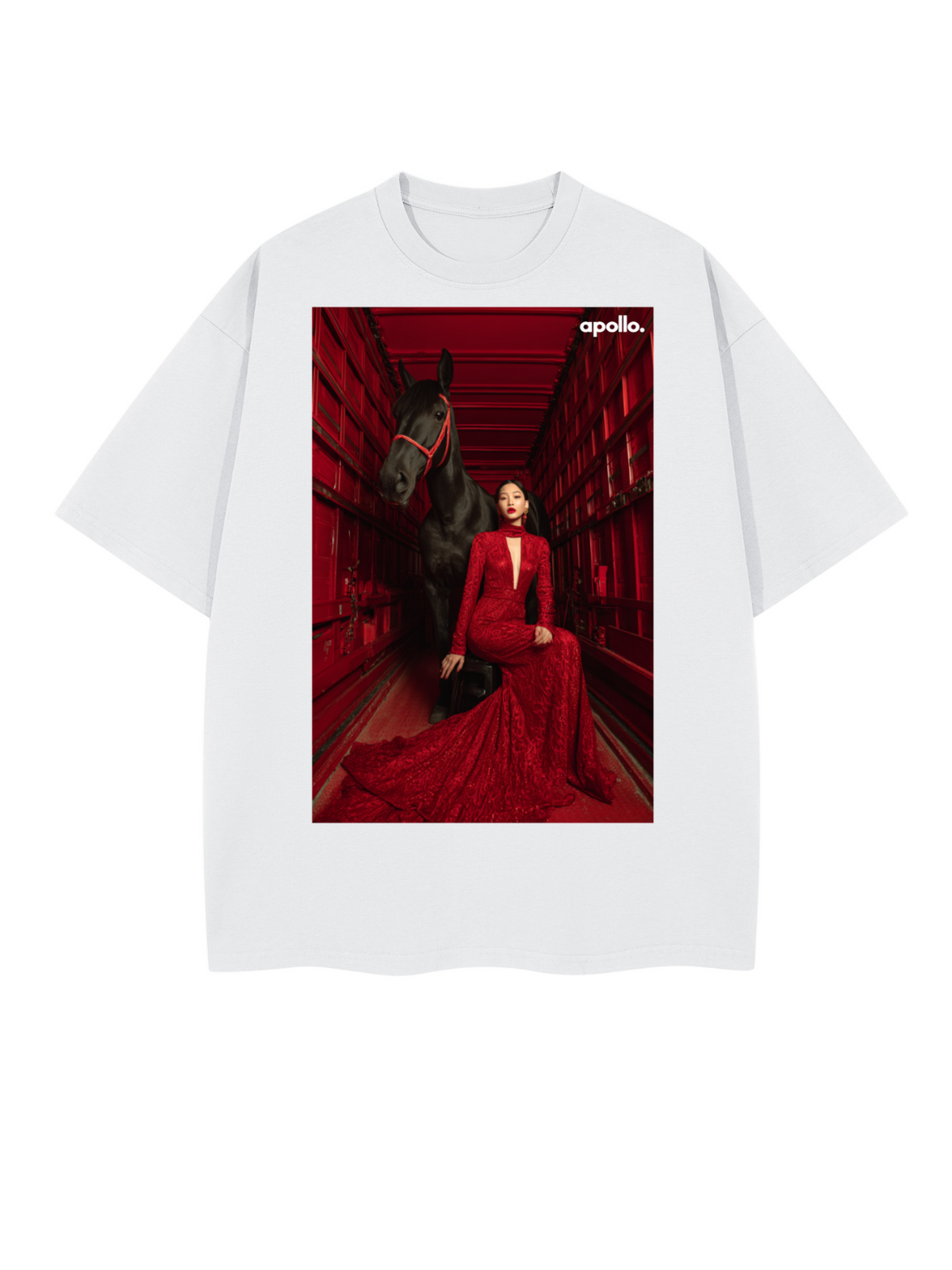 Camiseta extragrande «Diseñada para intimidar»