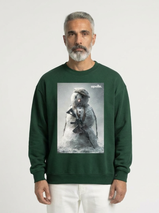 Sweat-shirt oversize « Je te tiens, chérie »