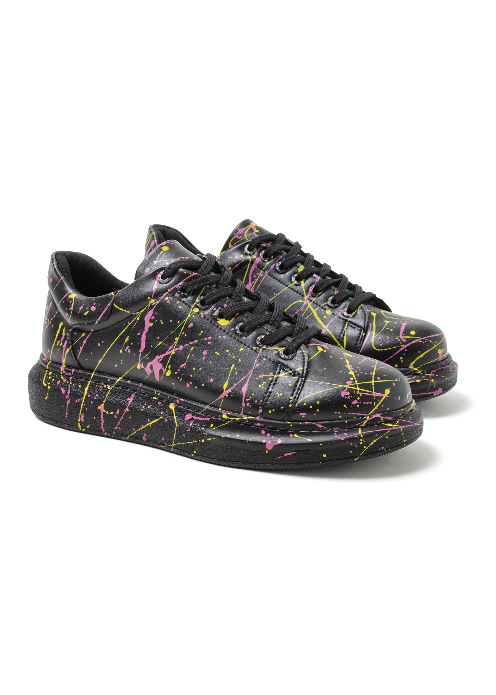 Hand-Painted Customized Sneakers for Women by Apollo Moda | Stardust Rhythm
