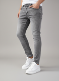 Men's Washed Pocket Slim Fit Jeans