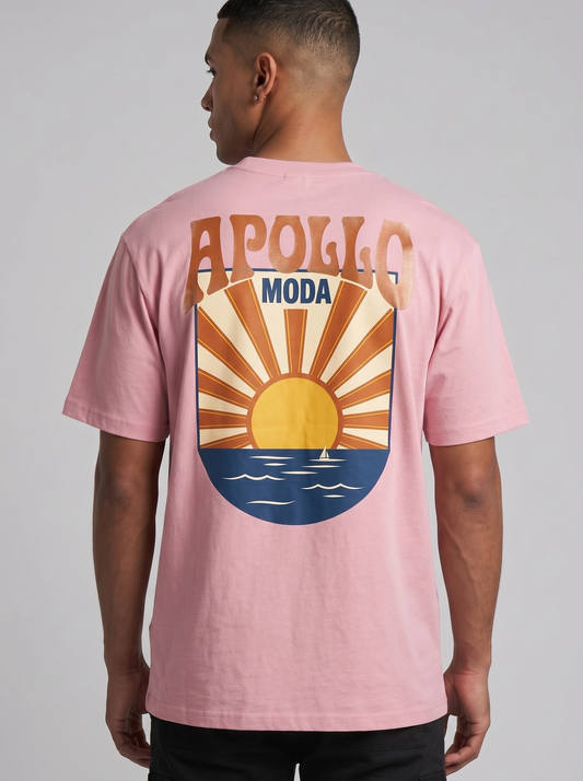 Camiseta gráfica pesada Horizon extragrande