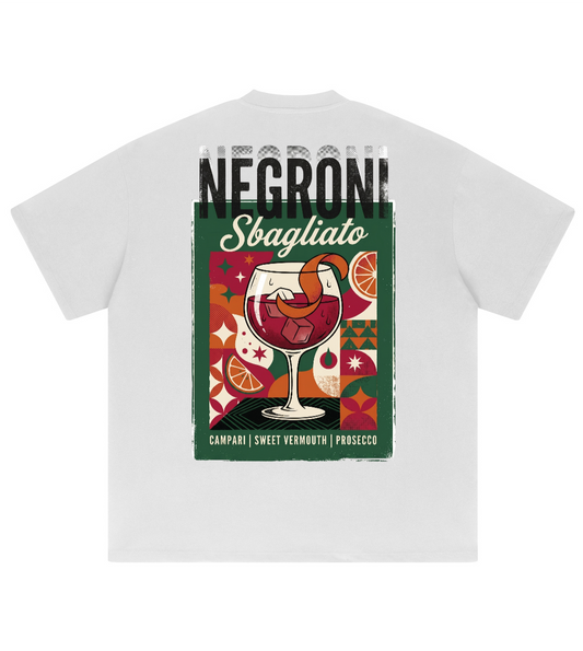 Camiseta gráfica pesada Negroni Sbagliato extragrande