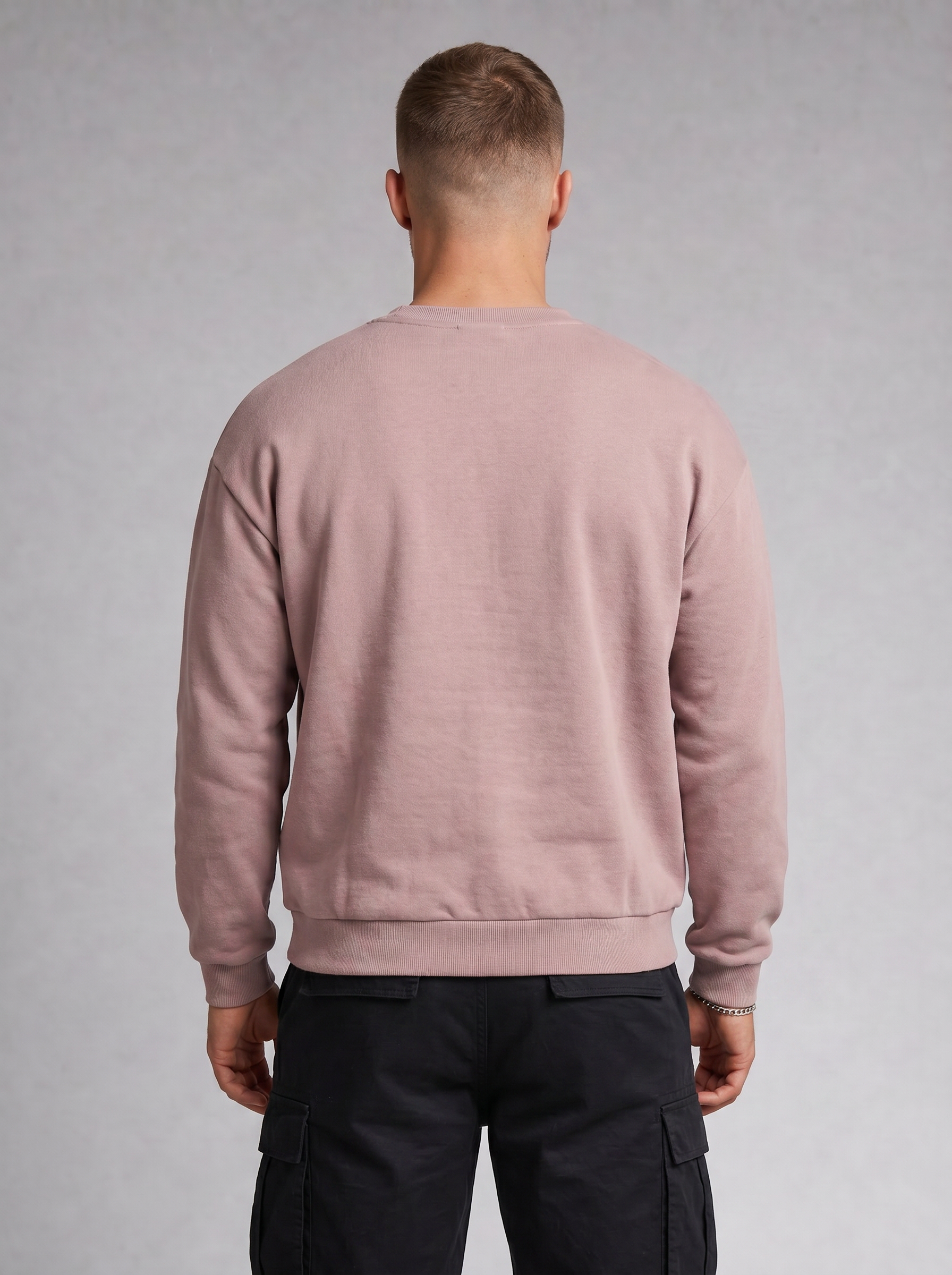 Sweat-shirt col rond oversize Club Collegiate