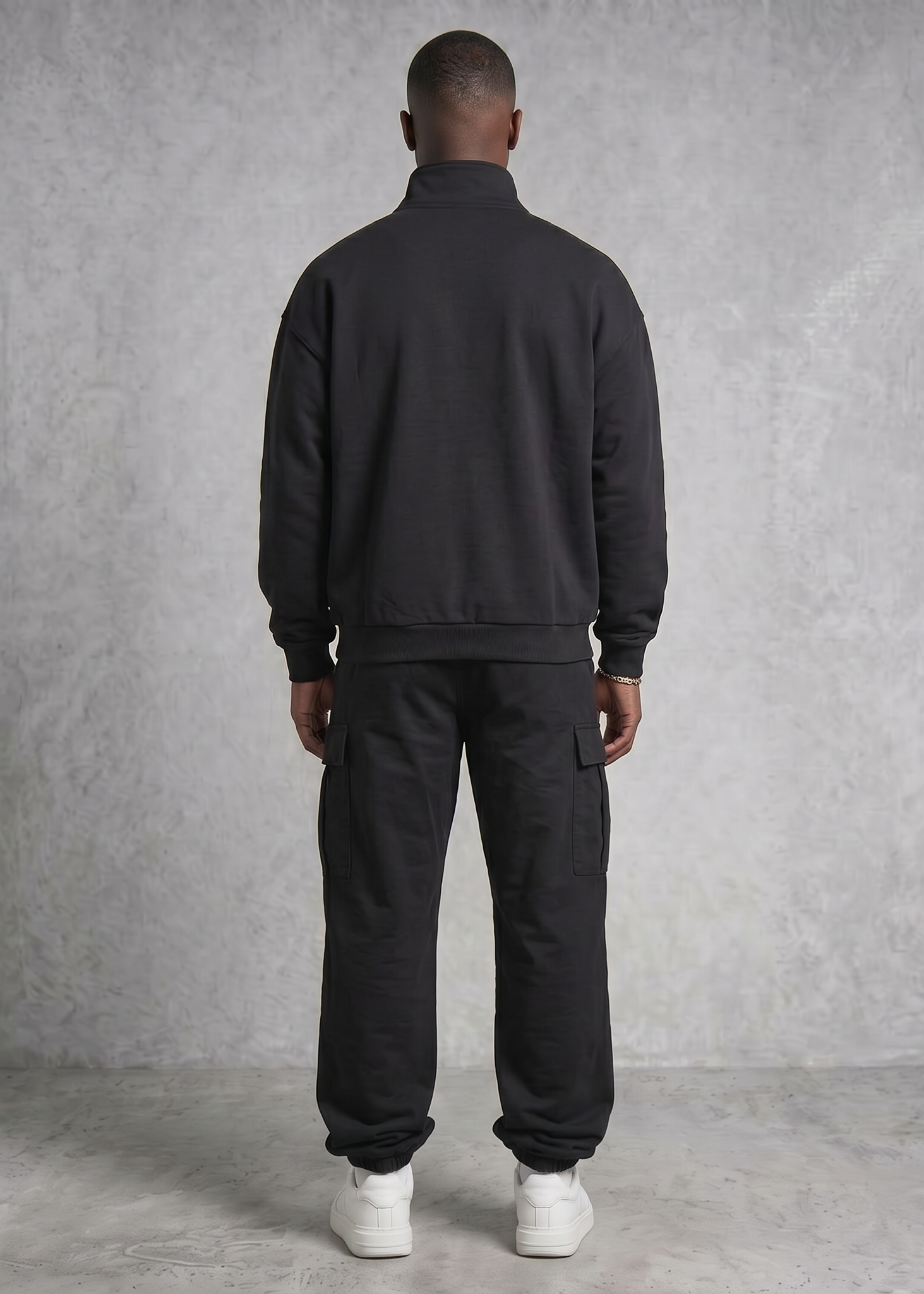 Sweat zippé intégral oversize Club Collegiate