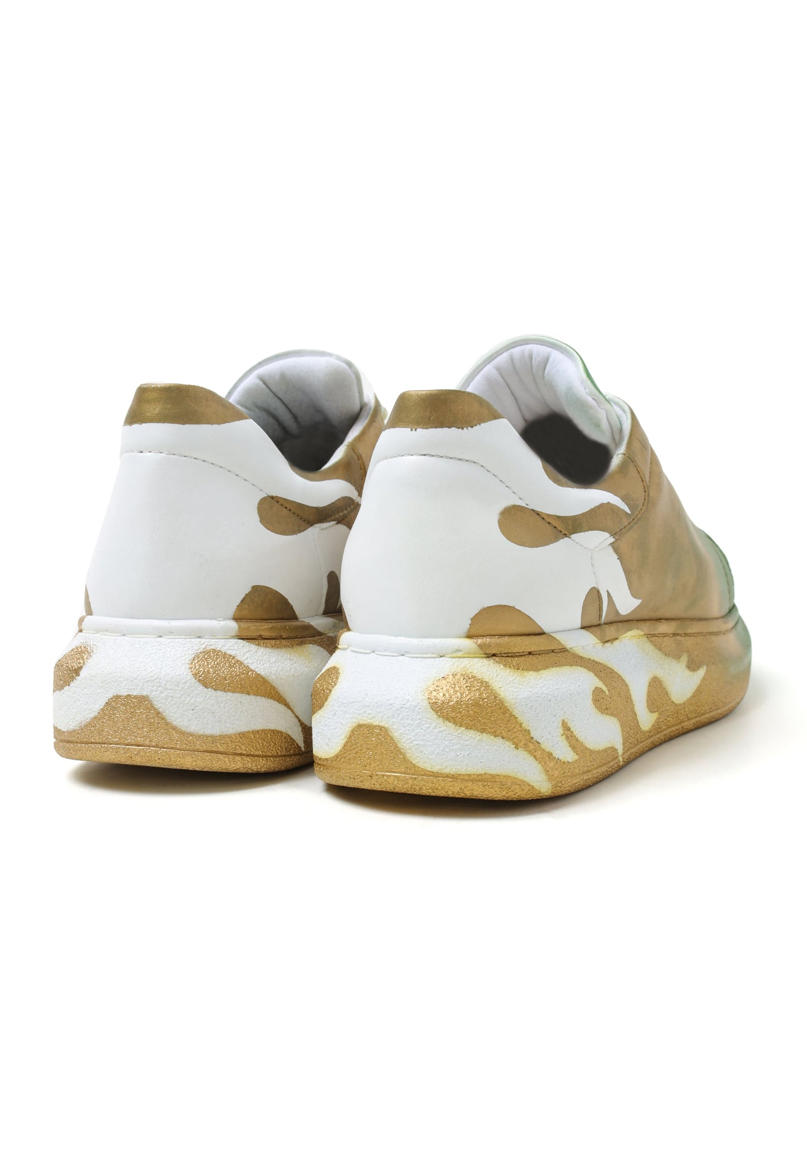 Hand-Painted Customized Sneakers for Women by Apollo Moda | Kinetic Vibe: Dynamic Vibe