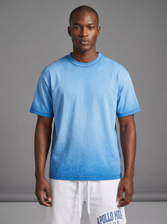 Washed Gradient Stir Oversized Heavyweight Tee