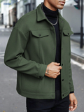 Men's Long Sleeve Loose Casual Overcoat
