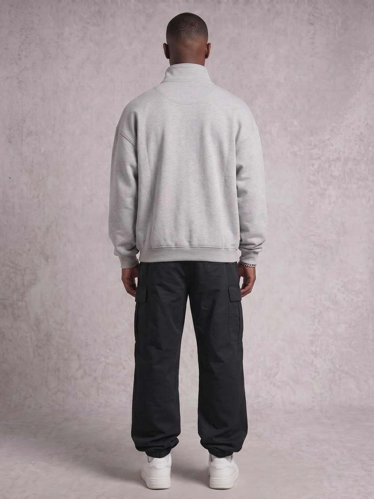 Sweat zippé intégral oversize Club Collegiate