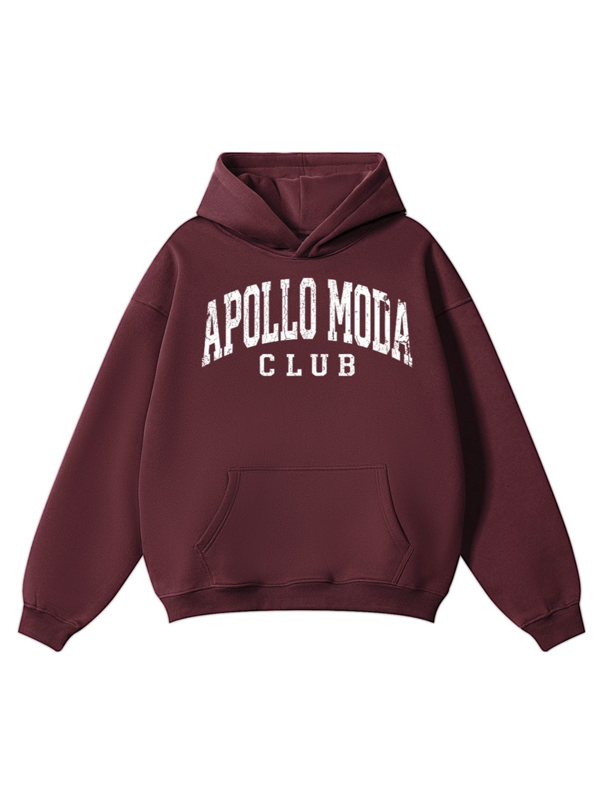Sweat à capuche oversize lourd Club Collegiate