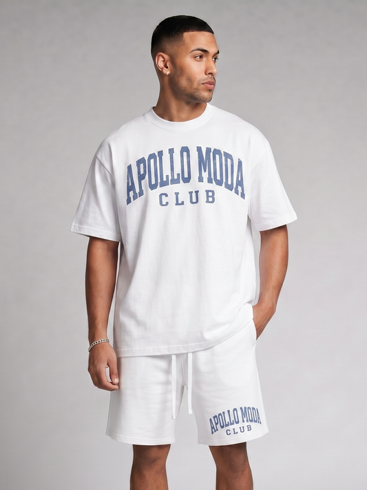 Camiseta gráfica colegial Club extragrande