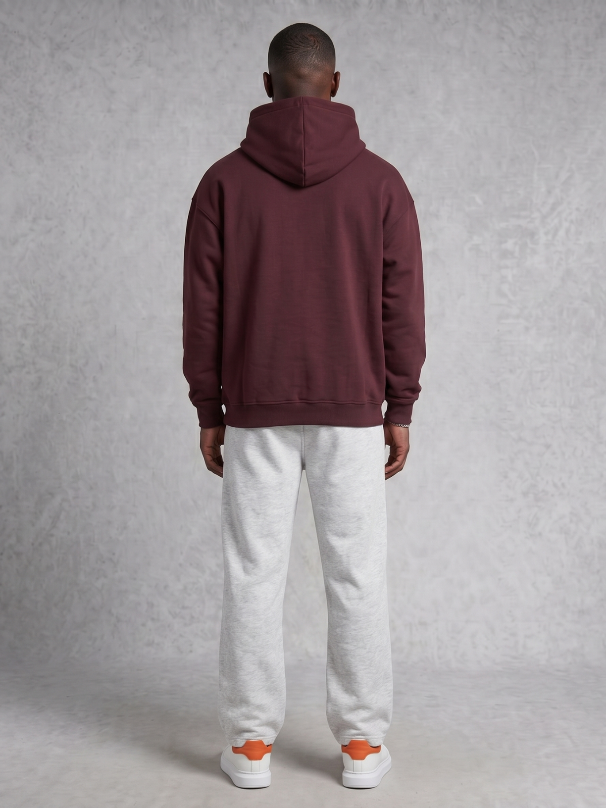 Sweat à capuche oversize lourd Club Collegiate