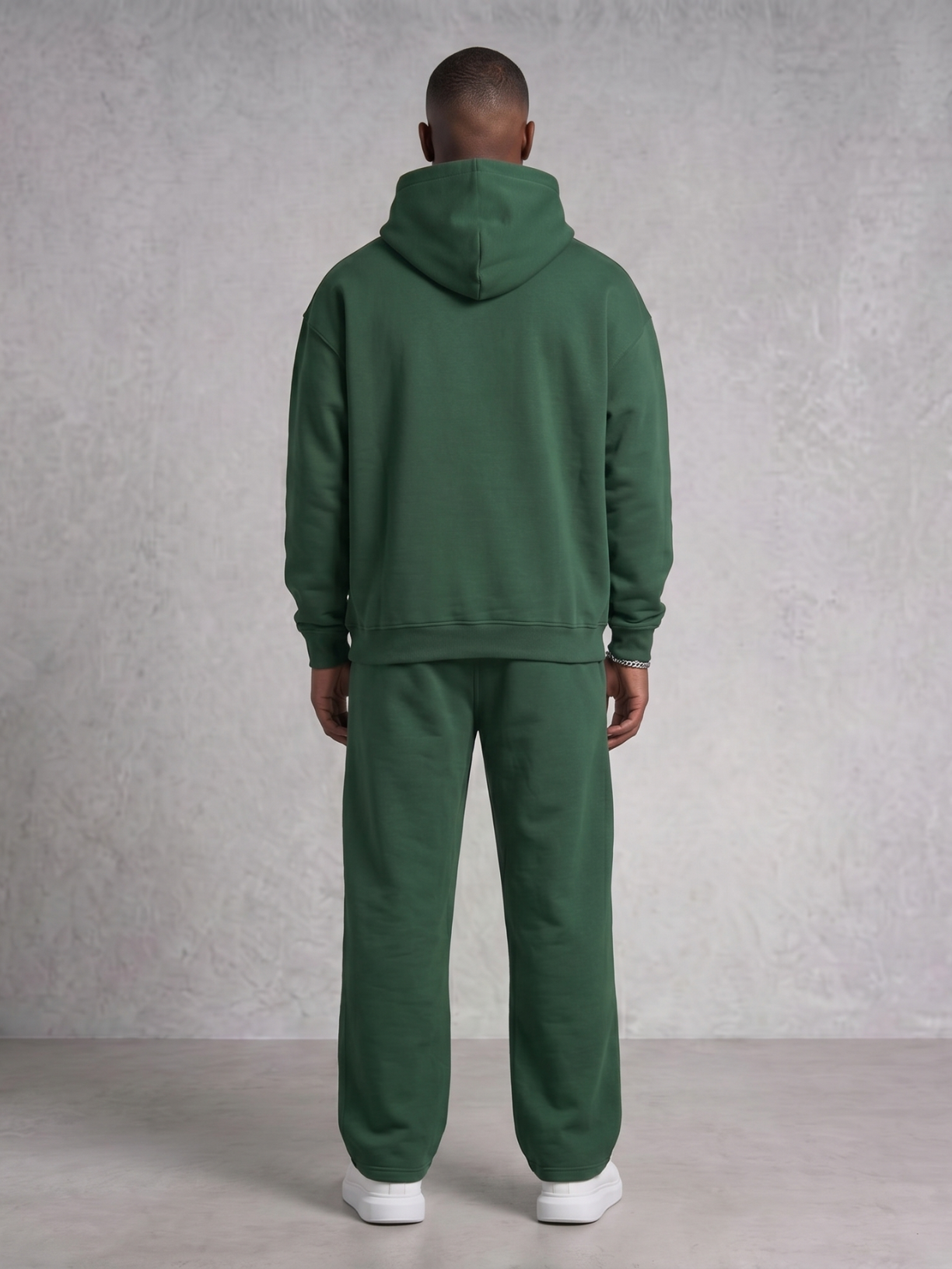 Sweat à capuche oversize lourd Club Collegiate