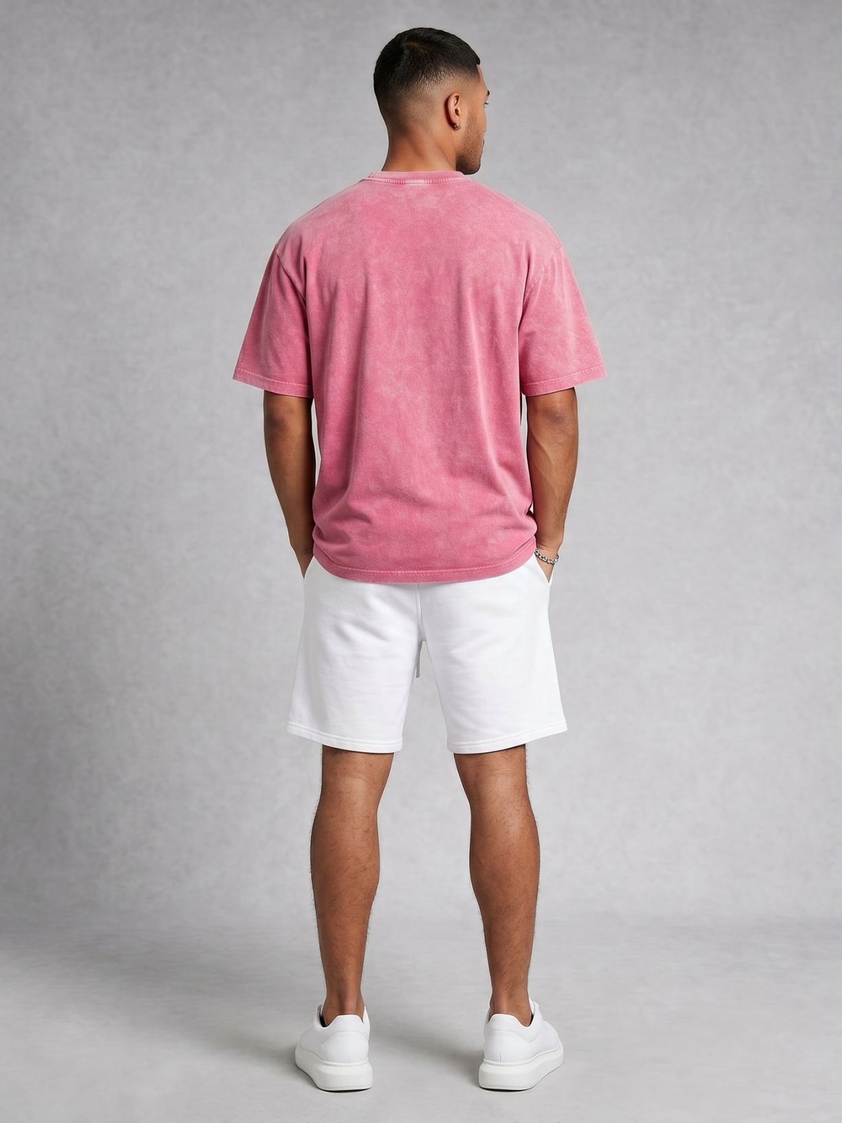 T-shirt oversize Club dégradé lavé