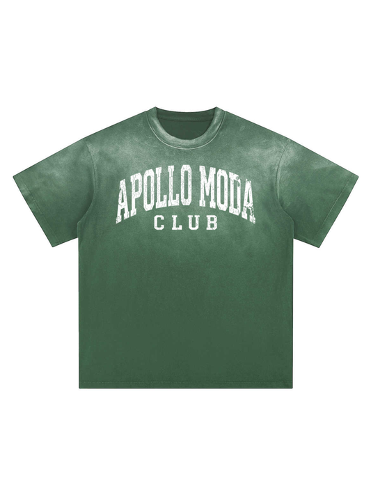 Camiseta extragrande Club con degradado lavado