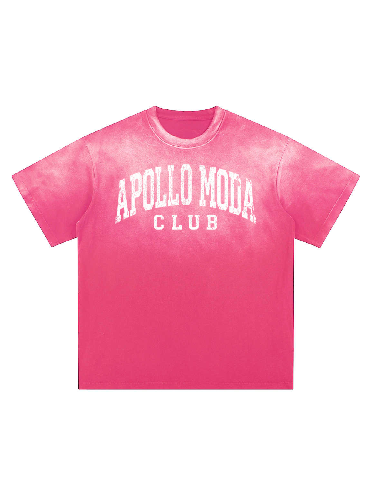 T-shirt oversize Club dégradé lavé