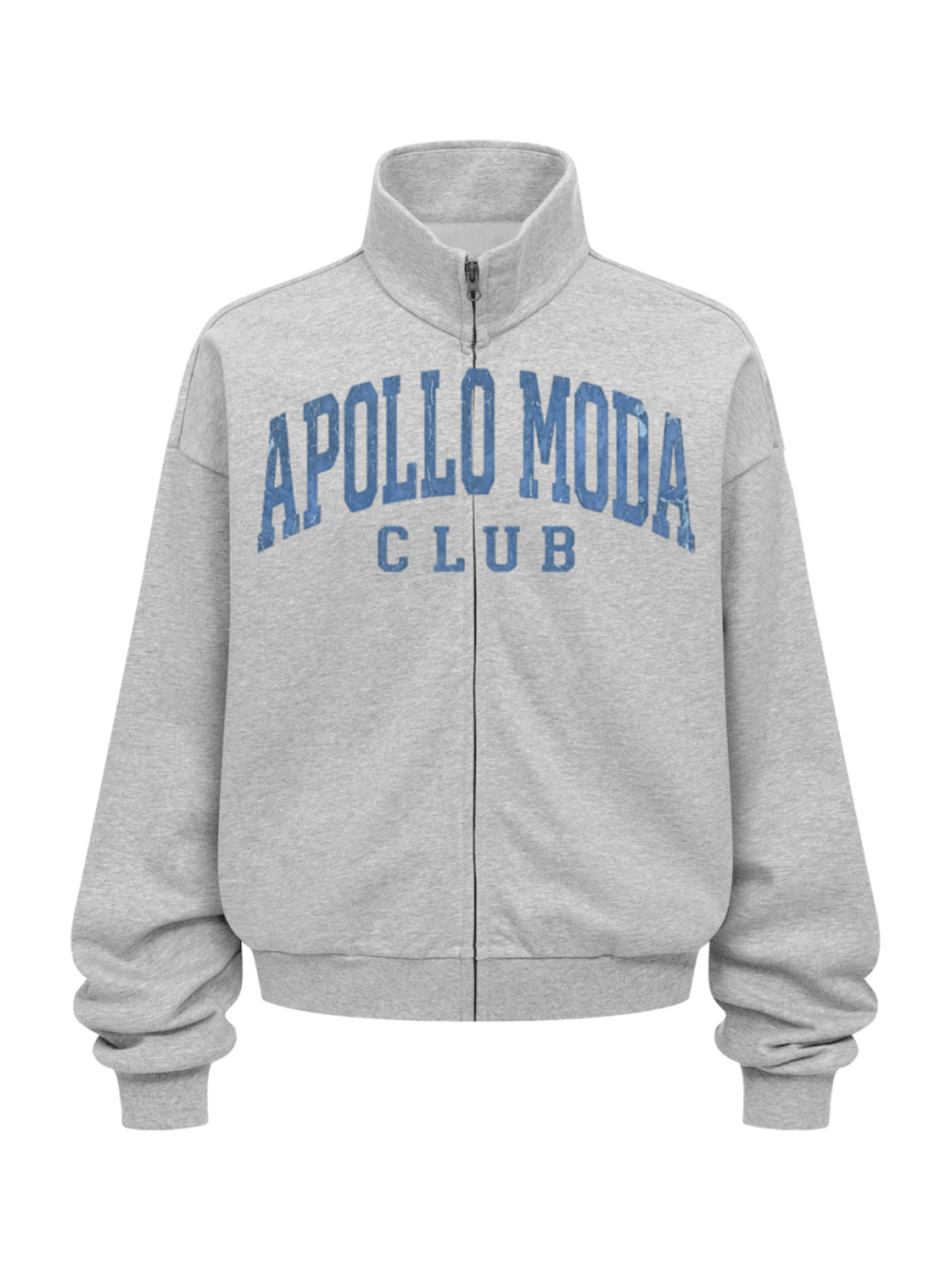 Sweat zippé intégral oversize Club Collegiate