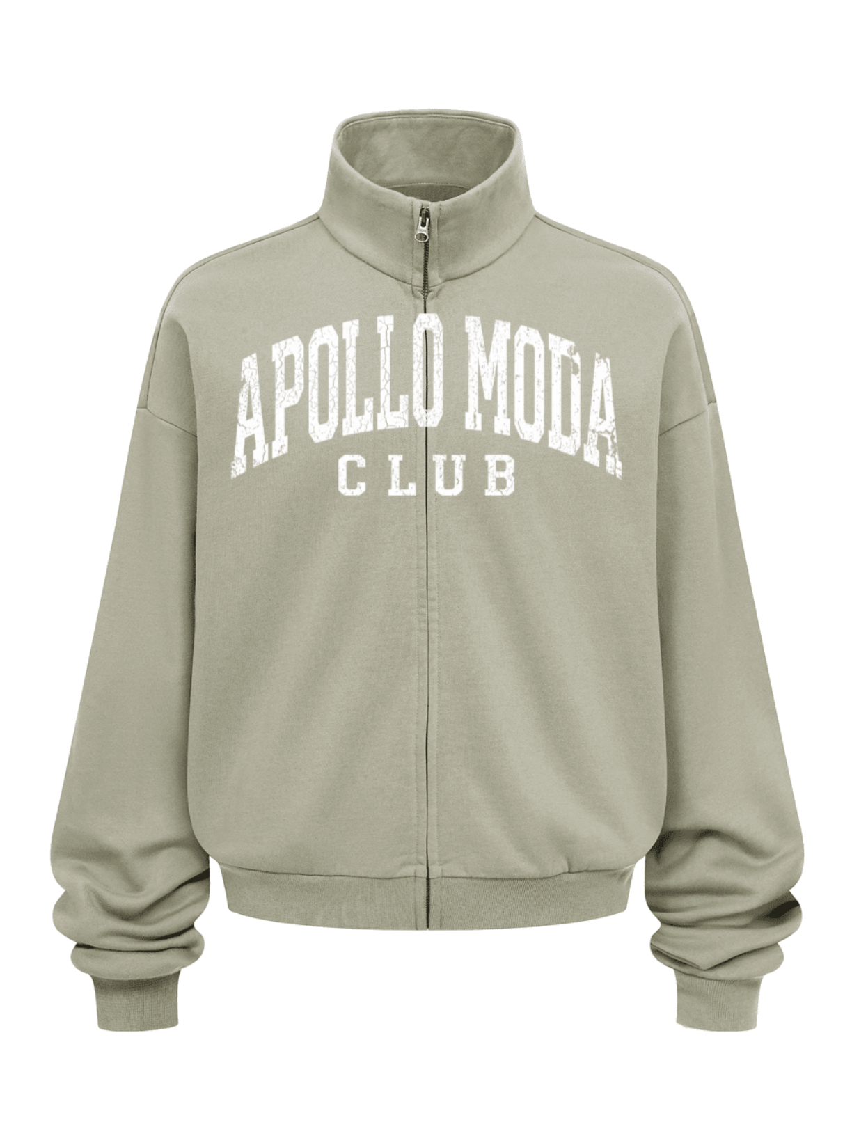 Sweat zippé intégral oversize Club Collegiate