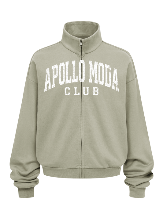 Sudadera oversize con cremallera completa Club Collegiate
