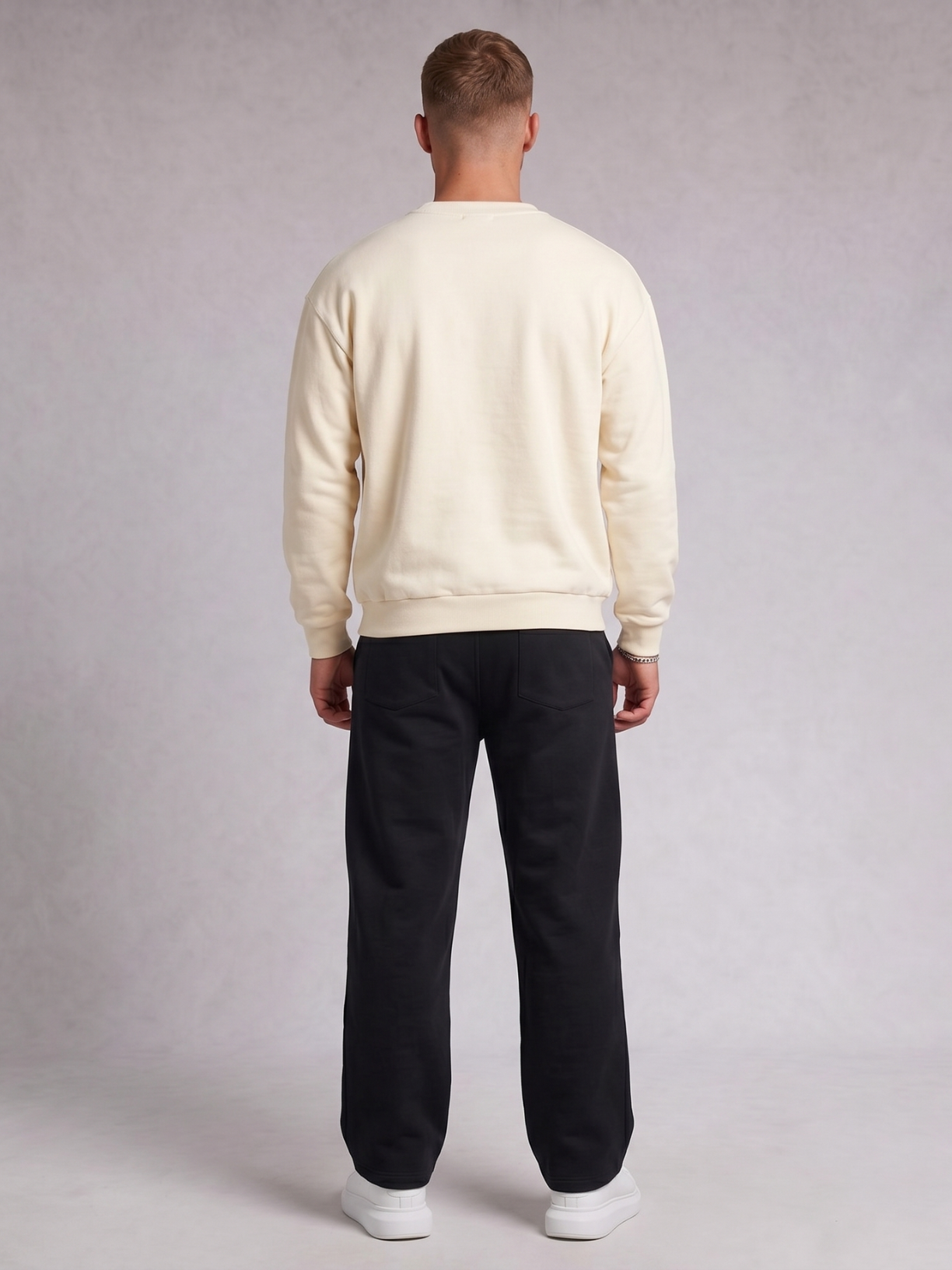 Sweat-shirt col rond oversize Club Collegiate