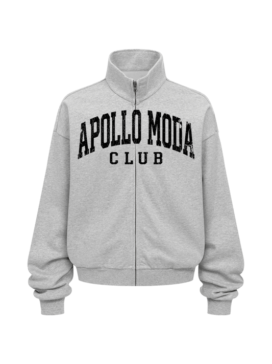 Sudadera oversize con cremallera completa Club Collegiate
