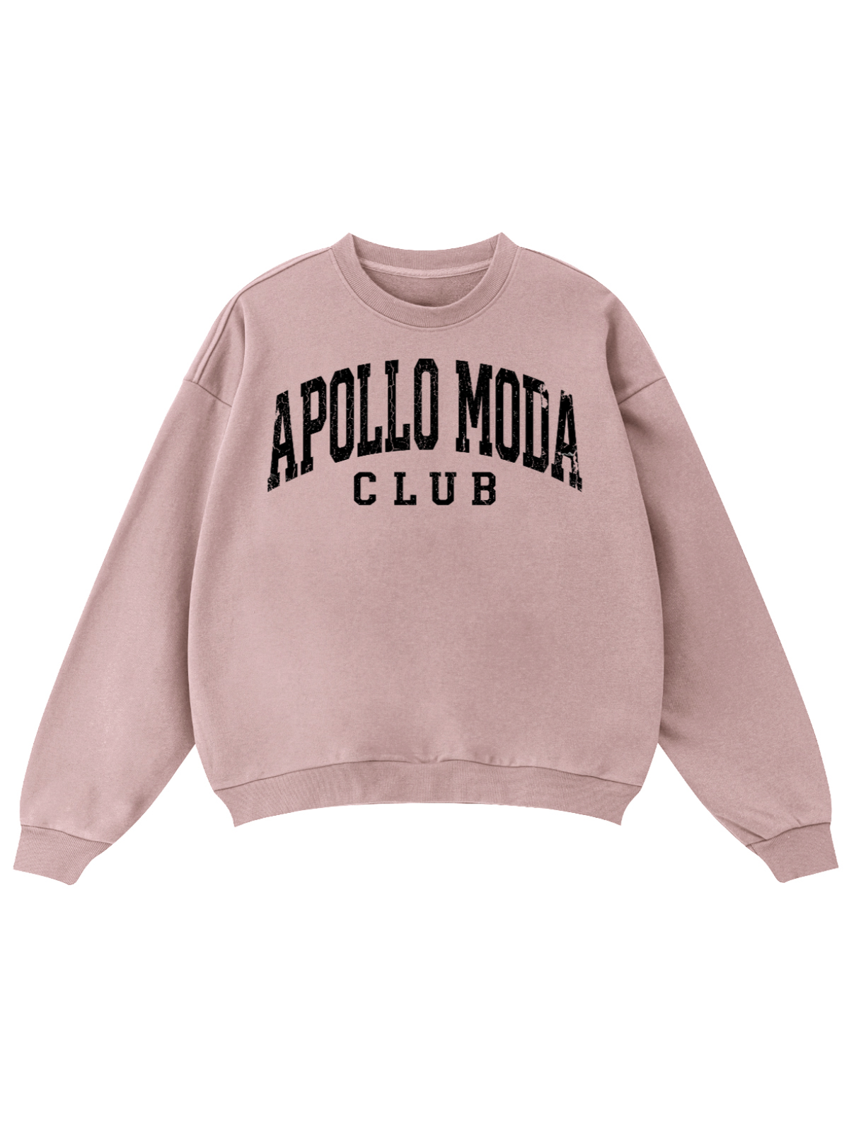 Sweat-shirt col rond oversize Club Collegiate