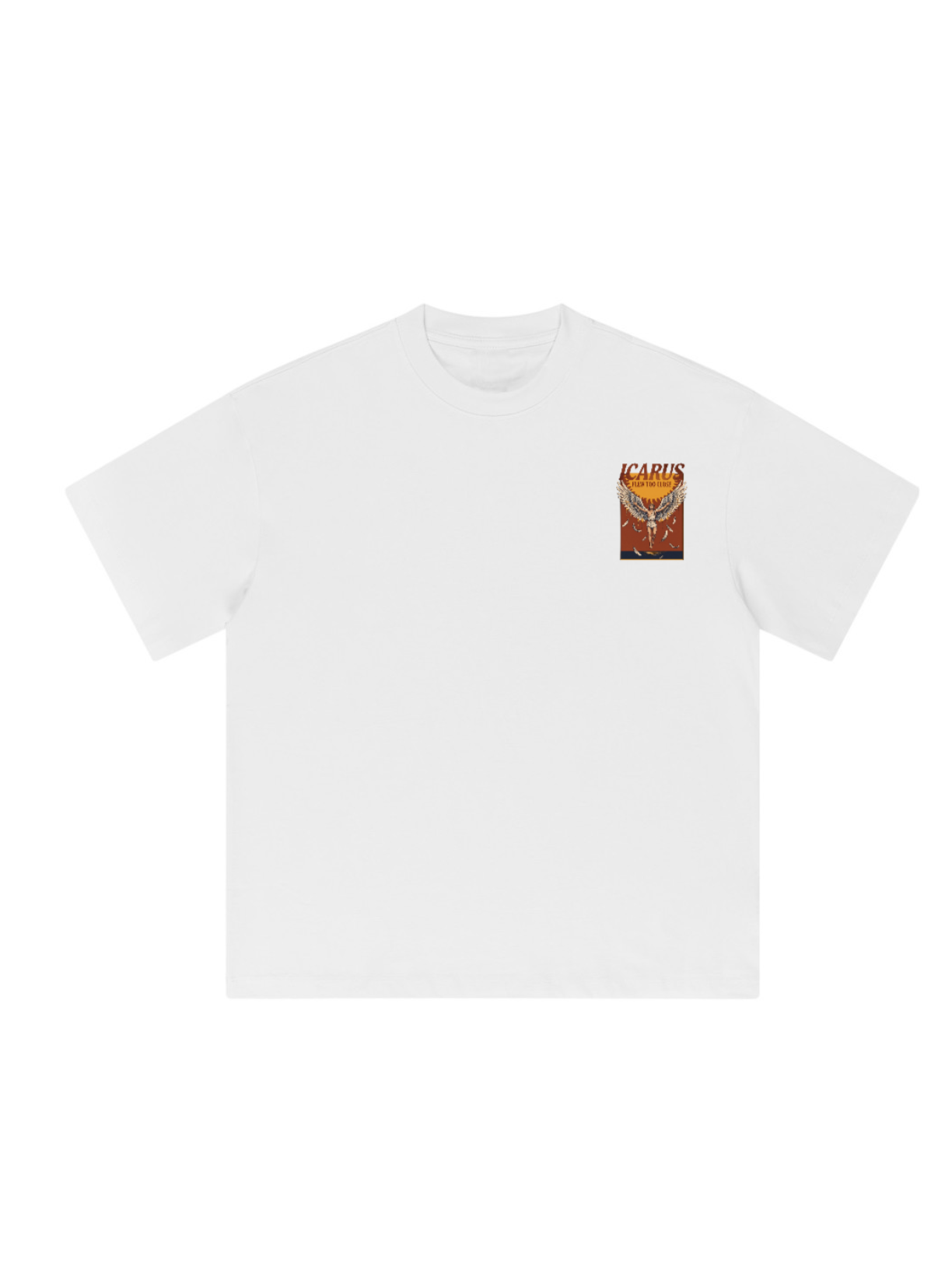 T-shirt graphique oversize Icare a Volé Trop Près