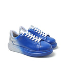 Hand-Painted Customized Sneakers for Women by Apollo Moda | Color Wave Duo Dynamic