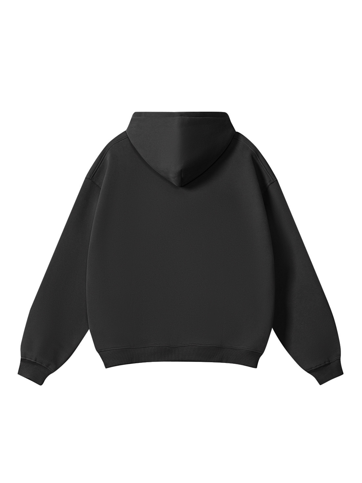 Club Collegiate oversized heavyweight hoodie in black by Apollo Moda, view 3